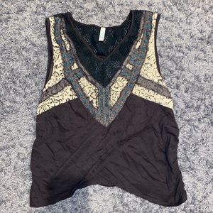 Free people embroidered tank